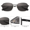 image:imageSOJOS Retro Polarized Oval Sunglasses for Women Men Trendy Classic Shades UV400 Protection SJ1177BlackGrey
