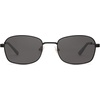 image:imageSOJOS Retro Polarized Oval Sunglasses for Women Men Trendy Classic Shades UV400 Protection SJ1177BlackGrey