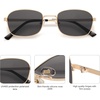 image:imageSOJOS Retro Polarized Oval Sunglasses for Women Men Trendy Classic Shades UV400 Protection SJ1177GoldGrey