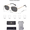 image:imageSOJOS Retro Polarized Oval Sunglasses for Women Men Trendy Classic Shades UV400 Protection SJ1177GoldGrey