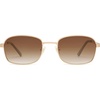 image:imageSOJOS Retro Polarized Oval Sunglasses for Women Men Trendy Classic Shades UV400 Protection SJ1177Shiny GoldBrown Grading