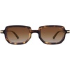 image:imageSOJOS Retro Polarized Rectangle 70s Sunglasses for Women MenTrendy Hexagon 80s 90s Shades SJ2625Tortoise Frame Brown Grading Lens