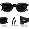 image:imageSOJOS Retro Polarized Round Sunglasses Womens Mens Vintage Panto Sun Glasses 70s 80s 90s Circle Shades SJ2378Black