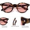 image:imageSOJOS Retro Polarized Round Sunglasses Womens Mens Vintage Panto Sun Glasses 70s 80s 90s Circle Shades SJ2378Tortoise