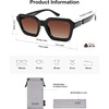 image:imageSOJOS Retro Polarized Square Sunglasses Womens Mens Vintage 70s 80s 90s Hexagon Shades SJ2377Burgundy