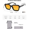 image:imageSOJOS Retro Polarized Square Sunglasses Womens Mens Vintage 70s 80s 90s Hexagon Shades SJ2377Orange