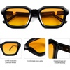 image:imageSOJOS Retro Polarized Square Sunglasses Womens Mens Vintage 70s 80s 90s Hexagon Shades SJ2377Orange