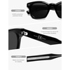 image:imageSOJOS Retro Polarized Square Sunglasses for Men Women Sun Glasses Pantos Shades UV400 TR90 Frame SJ2651Shiny BlackGrey