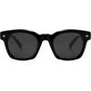 image:imageSOJOS Retro Polarized Square Sunglasses for Men Women Sun Glasses Pantos Shades UV400 TR90 Frame SJ2651Shiny BlackGrey
