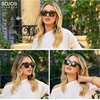 image:imageSOJOS Retro Polarized Square Sunglasses for Men Women Sun Glasses Pantos Shades UV400 TR90 Frame SJ2651TortoiseGreen