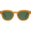 image:imageSOJOS Retro Polarized Sunglasses for Women Men Classic Round Acetate Frame UV Protection Shades SJ3111YellowGreen