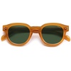 image:imageSOJOS Retro Polarized Sunglasses for Women Men Classic Round Acetate Frame UV Protection Shades SJ3111YellowGreen