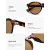 image:imageSOJOS Retro Polarized Sunglasses for Women MenVintage Round Sun Glasses 90s Shades UV400 Protection SJ2623Brown TortoiseBrown