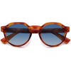 image:imageSOJOS Retro Polarized Sunglasses for Women MenVintage Round Sun Glasses 90s Shades UV400 Protection SJ2623TortoiseBlue