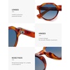 image:imageSOJOS Retro Polarized Sunglasses for Women MenVintage Round Sun Glasses 90s Shades UV400 Protection SJ2623TortoiseBlue