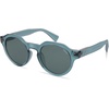 image:imageSOJOS Retro Polarized Sunglasses for Women MenVintage Round Sun Glasses 90s Shades UV400 Protection SJ2623Transparent BlueGrey