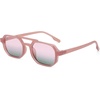 image:imageSOJOS Retro Rectangle Aviator Sunglasses for Women Men Trendy 90s Classic Square Frame Shades SJ2627PinkGreen