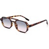 image:imageSOJOS Retro Rectangle Aviator Sunglasses for Women Men Trendy 90s Classic Square Frame Shades SJ2627TortoiseGrey