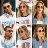 image:imageSOJOS Retro Rectangle Polarized 90s Sunglasses for Women MenTrendy Narrow Hexagon Square Shades SJ1270Gold Frame Grey Lens