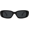 image:imageSOJOS Retro Rectangle Polarized Sunglasses Women Men Trendy Y2k 90s UV Protection Womens Mens Sun Glasses SJ2375BlackGrey