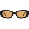 image:imageSOJOS Retro Rectangle Polarized Sunglasses Women Men Trendy Y2k 90s UV Protection Womens Mens Sun Glasses SJ2375BlackOrange
