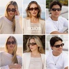 image:imageSOJOS Retro Rectangle Polarized Sunglasses Women Men Trendy Y2k 90s UV Protection Womens Mens Sun Glasses SJ2375Brown TortoiseDark Green