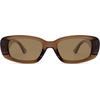 image:imageSOJOS Retro Rectangle Polarized Sunglasses Women Men Trendy Y2k 90s UV Protection Womens Mens Sun Glasses SJ2375BrownLight Brown