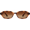 image:imageSOJOS Retro Rectangle Polarized Sunglasses for Women Men Trendy Hexagon Narrow Chic Y2K Sunnies SJ2629Brown TortoiseGradient Brown
