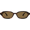 image:imageSOJOS Retro Rectangle Polarized Sunglasses for Women Men Trendy Hexagon Narrow Chic Y2K Sunnies SJ2629TortoiseBrown