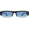 image:imageSOJOS Retro Rectangle Sunglasses for Women Trendy Y2K Chic 90s Shades Lightweight Sunnies SJ2671Tortoise Frame Grey Lens