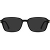 image:imageSOJOS Retro Rectangular Polarized Sunglasses for Women MenVintage Light Weight Square Frame Skinny Rim UV Protection SJ2663Black