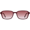 image:imageSOJOS Retro Rectangular Polarized Sunglasses for Women MenVintage Light Weight Square Frame Skinny Rim UV Protection SJ2663Burgundy
