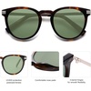 image:imageSOJOS Retro Round Polarized Sunglasses Womens Mens Classic Vintage Trendy Sunnies SJ2368Dark TortoiseGreen