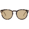 image:imageSOJOS Retro Round Polarized Sunglasses Womens Mens Classic Vintage Trendy Sunnies SJ2368Grey TortoiseLight Brown Tinted