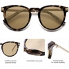 image:imageSOJOS Retro Round Polarized Sunglasses Womens Mens Classic Vintage Trendy Sunnies SJ2368Grey TortoiseLight Brown Tinted