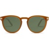 image:imageSOJOS Retro Round Polarized Sunglasses Womens Mens Classic Vintage Trendy Sunnies SJ2368Orangish BrownGreen