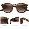 image:imageSOJOS Retro Round Polarized Sunglasses for Women Men Classic Vintage Sunnies SJ2069Amber TortoiseBrown
