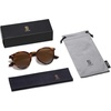 image:imageSOJOS Retro Round Polarized Sunglasses for Women Men Classic Vintage Sunnies SJ2069Amber TortoiseBrown