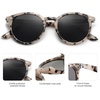 image:imageSOJOS Retro Round Polarized Sunglasses for Women Men Classic Vintage Sunnies SJ2069Beige TortoiseGrey  Tortoise Temples