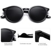 image:imageSOJOS Retro Round Polarized Sunglasses for Women Men Classic Vintage Sunnies SJ2069BlackGrey