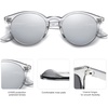 image:imageSOJOS Retro Round Polarized Sunglasses for Women Men Classic Vintage Sunnies SJ2069Clear GreySilver
