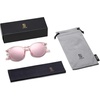 image:imageSOJOS Retro Round Polarized Sunglasses for Women Men Classic Vintage Sunnies SJ2069Clear PinkPink