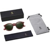 image:imageSOJOS Retro Round Polarized Sunglasses for Women Men Classic Vintage Sunnies SJ2069Dark RedGreen