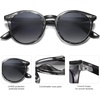 image:imageSOJOS Retro Round Polarized Sunglasses for Women Men Classic Vintage Sunnies SJ2069Grey PatternGrey