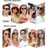image:imageSOJOS Retro Round Polarized Sunglasses for Women Men Classic Vintage Sunnies SJ2069Yellow