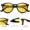 image:imageSOJOS Retro Round Polarized Sunglasses for Women Men Classic Vintage Sunnies SJ2069Yellow