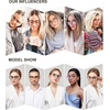 image:imageSOJOS Retro Round TR90 Blue Light Reading Glasses Womens Mens Readers Computer Glasses Eyewear Frame SJ9001C5 Black Frame