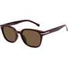 image:imageSOJOS Retro Rounded Square Polarized Sunglasses for Women MenTrendy Light Weight Frame UV400 Protected SJ2677Burgundy