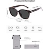 image:imageSOJOS Retro Rounded Square Polarized Sunglasses for Women MenTrendy Light Weight Frame UV400 Protected SJ2677Demi
