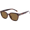 image:imageSOJOS Retro Rounded Square Polarized Sunglasses for Women MenTrendy Light Weight Frame UV400 Protected SJ2677Tortoise